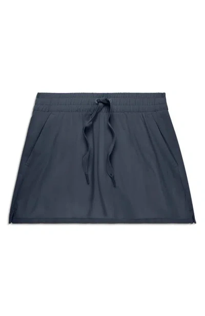 Free Fly Driftlight Drawstring Miniskirt In Blue