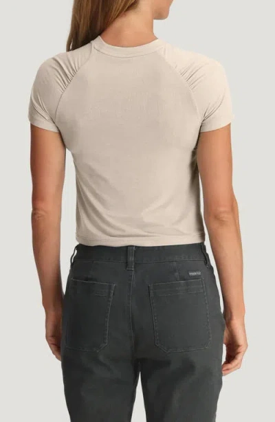 Free Fly Elevate Lightweight Crop T-shirt In Gray