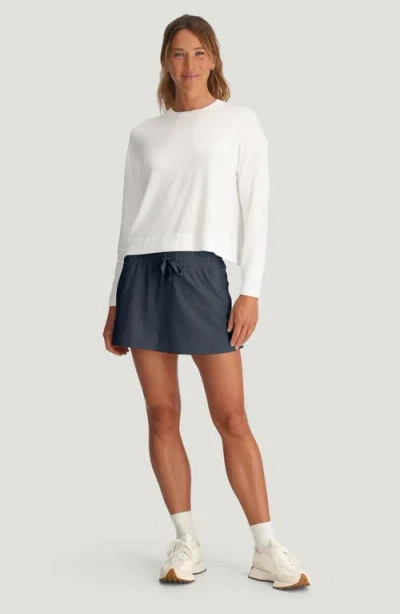 Free Fly Driftlight Drawstring Miniskirt In Blue