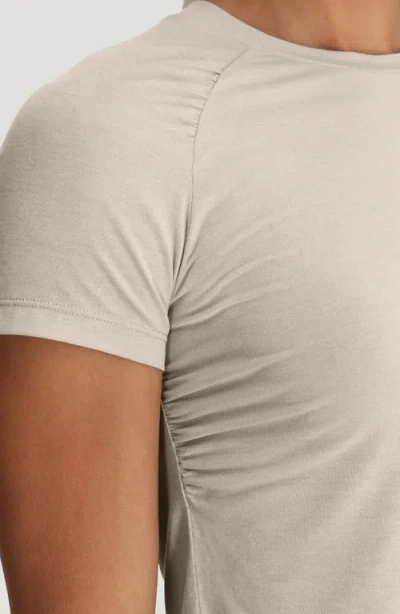 Free Fly Elevate Lightweight Crop T-shirt In Gray