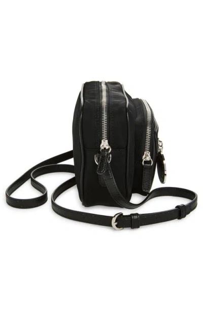 Stella Mccartney Dartmoor Econyl Crossbody Camera Bag In Black