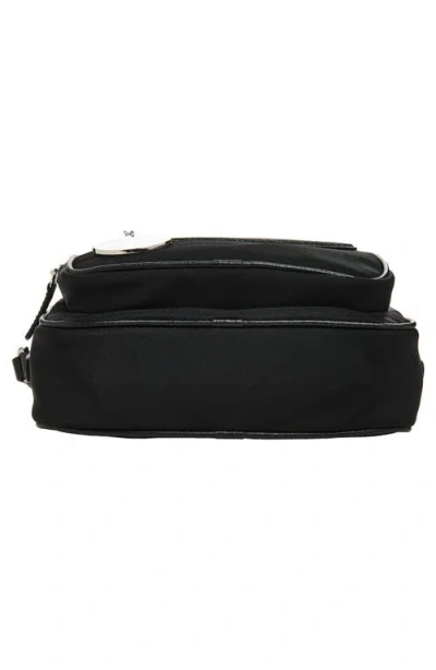 Stella Mccartney Dartmoor Econyl Crossbody Camera Bag In Black