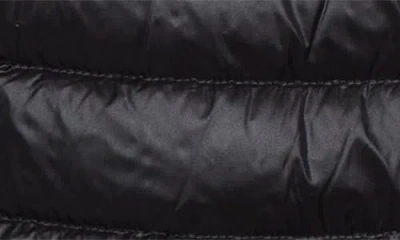 Moncler Ribbed Wool And Quilted Shell Down Jacket In Black