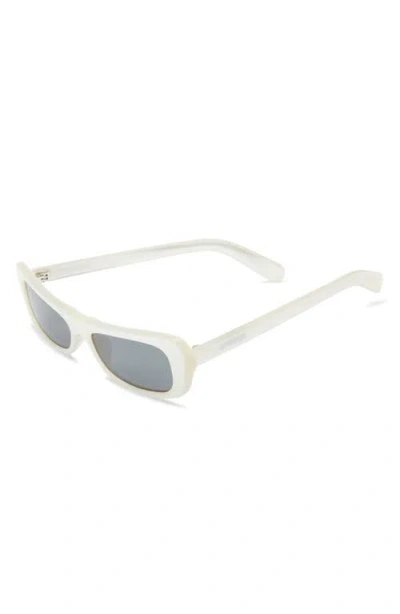 Jacquemus The Capri Rectangular Sunglasses In White