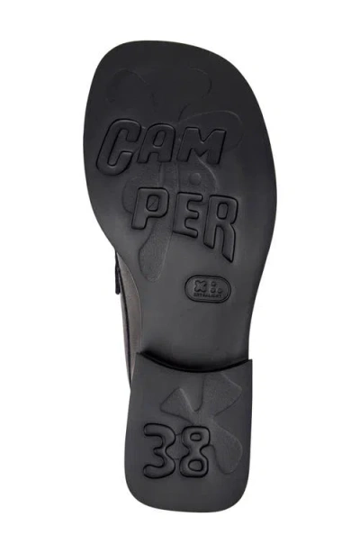 Camper Donna Leather Loafers In Black