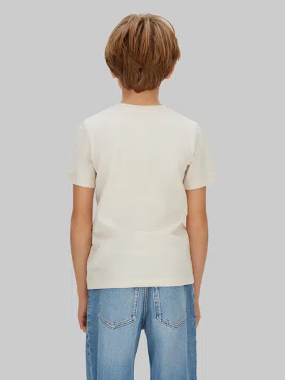 Calvin Klein Boys 2 Pack Monogram Top Set In White