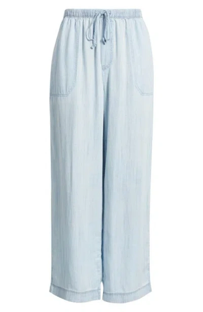 Beachlunchlounge Asthin Chambray Drawstring Pants In White