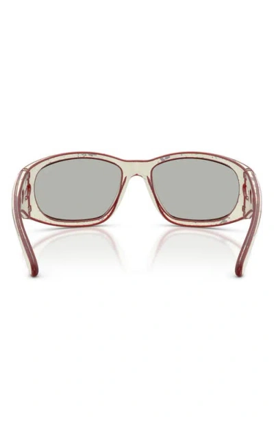 Diesel Rectangular Sunglasses In Brown