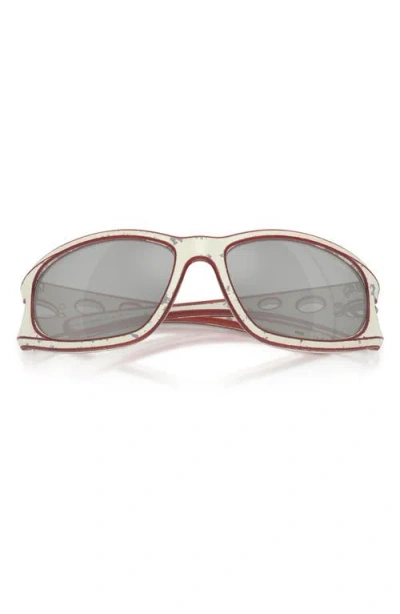 Diesel Rectangular Sunglasses In Brown