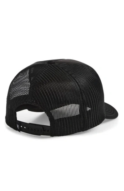 Local Beach Big Bear Patch Snapback Trucker Hat In Black