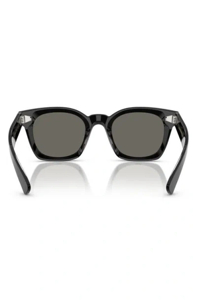 Oliver Peoples Merceaux 50mm Rectangular Sunglasses In Black