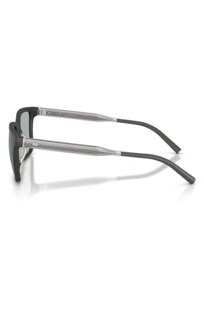 Oliver Peoples X Roger Federer Mr. Federer 52mm Polarized Rectangular Sunglasses In Blue