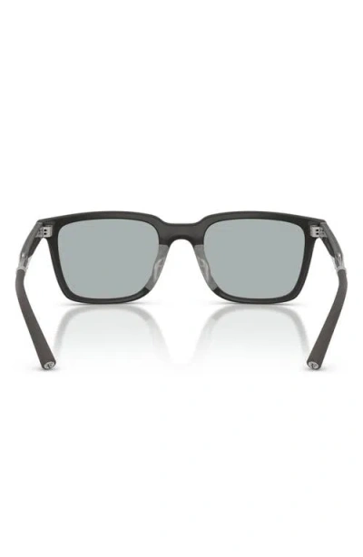 Oliver Peoples X Roger Federer Mr. Federer 52mm Polarized Rectangular Sunglasses In Blue