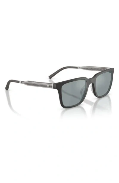 Oliver Peoples X Roger Federer Mr. Federer 52mm Polarized Rectangular Sunglasses In Blue
