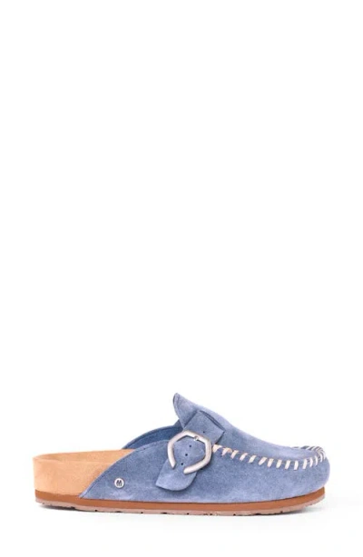 Minnetonka Buckle Clog In Blue