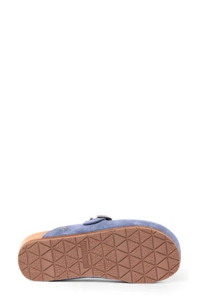 Minnetonka Buckle Clog In Blue