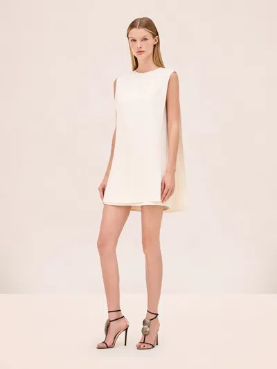 Alexis Mackenzie Dress With Removable Fringe In White