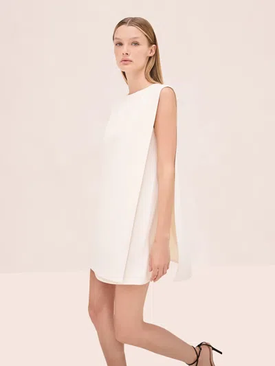 Alexis Mackenzie Dress With Removable Fringe In White