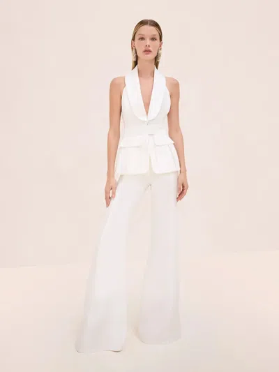 Alexis Samwell Pant In White