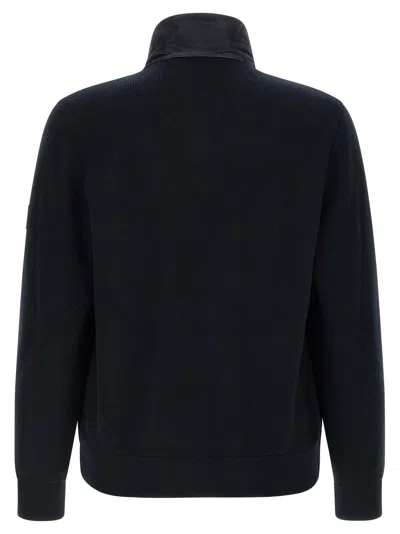 Mackage Blue Solid Wool Jacket In Black