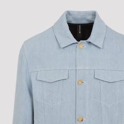 Kiton Jacket In Blue