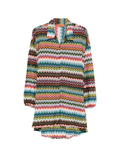Missoni Herringbone Shirt In Multi