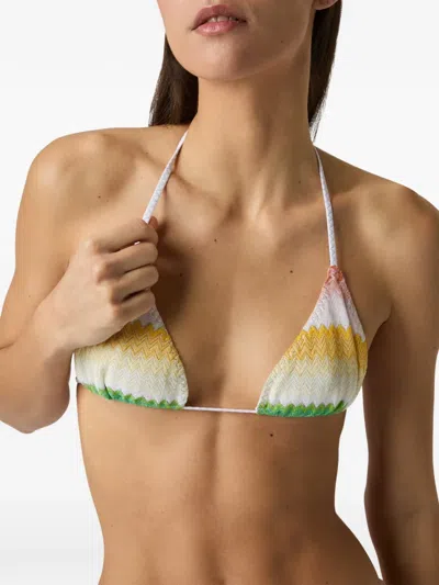 Missoni Chevron-patterned Bikini In Multi