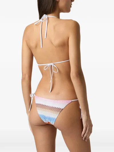 Missoni Chevron-patterned Bikini In Multi