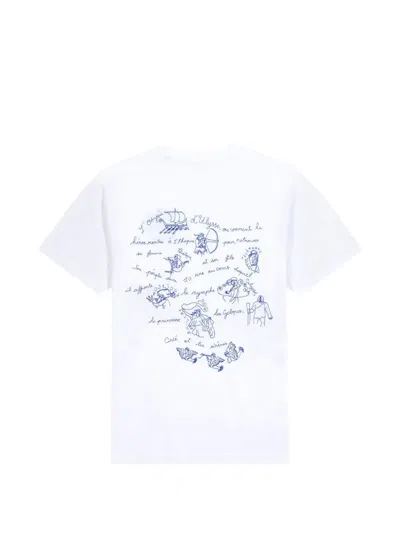 Maison Labiche Printed T-shirt In White