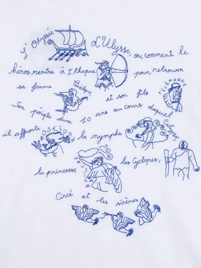 Maison Labiche Printed T-shirt In White