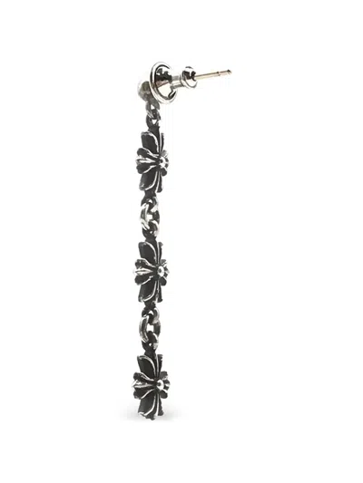 Chrome Hearts Tiny E Plus 3 Drop Earring In Metallic