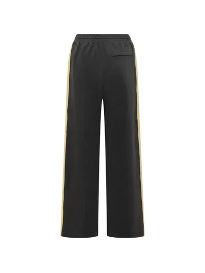 Kenzo Black Relaxed Drawstring Pants In Black