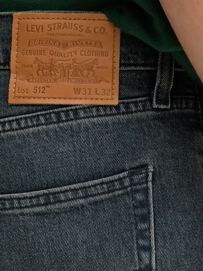 Levi's Button Jeans In Blue