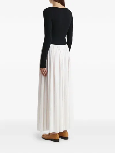 Khaite Carlotta Gathered Maxi Dress In Black
