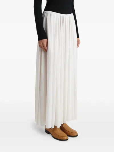 Khaite Carlotta Gathered Maxi Dress In Black