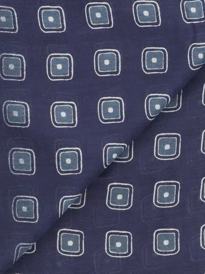 Altea Patterned Scarf In Blue