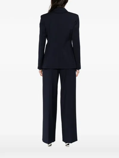 Weekend Max Mara Double-breasted Jacket In Blue