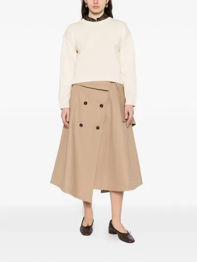 A.p.c. A. P.c. Logo Sweater In Neutral