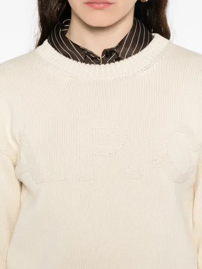 A.p.c. A. P.c. Logo Sweater In Neutral