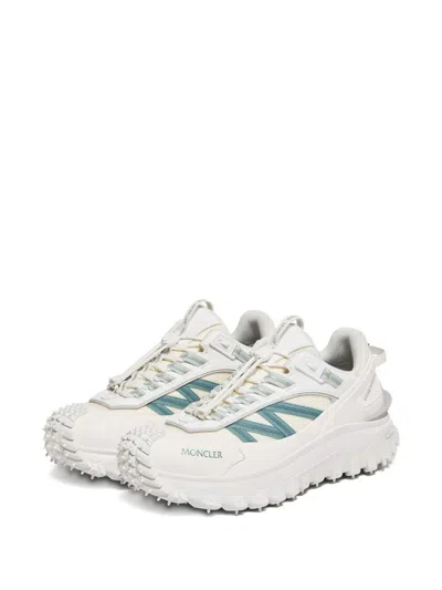 Moncler Trailgrip Low Top Technical Sneakers In White