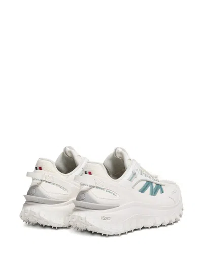 Moncler Trailgrip Low Top Technical Sneakers In White