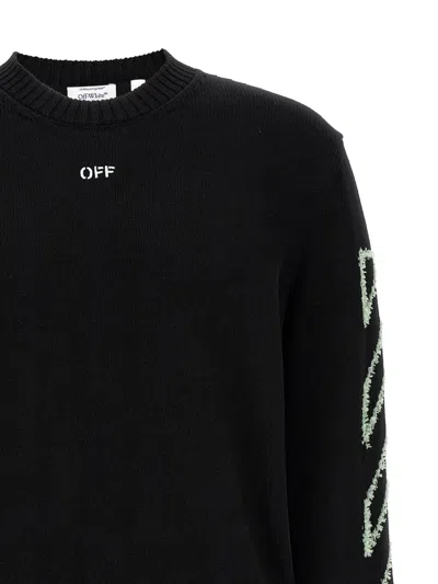 Off-white Sweater Men In Black