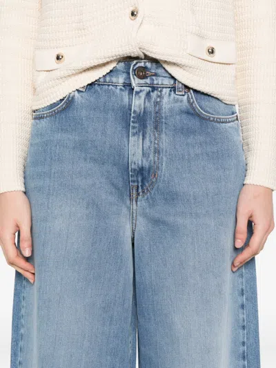 Weekend Max Mara Elasticated Five-pockets Jeans In Blue