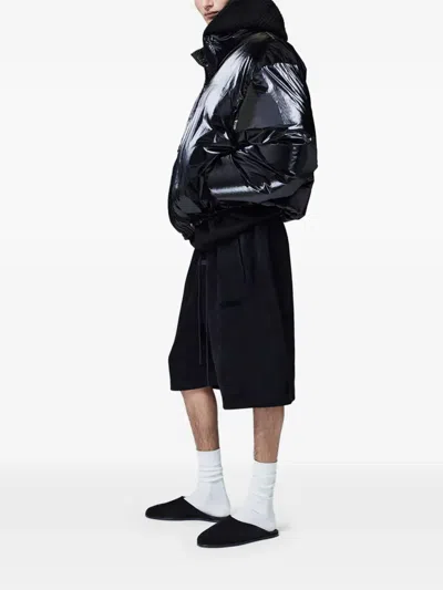 Essentials Logo-sleeve Jacket In Blue