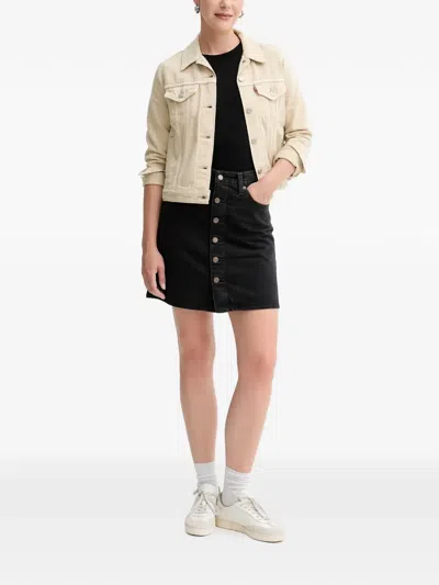 Levi's Buttoned Jacket In Neutral