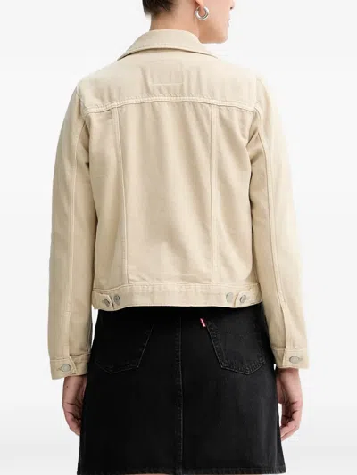 Levi's Buttoned Jacket In Neutral