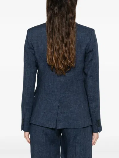 P.a.r.o.s.h Pocket Blazer In Blue