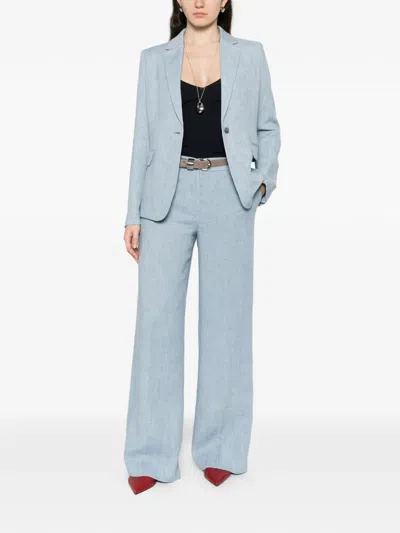 P.a.r.o.s.h Single-breasted Pocket Blazer In Blue