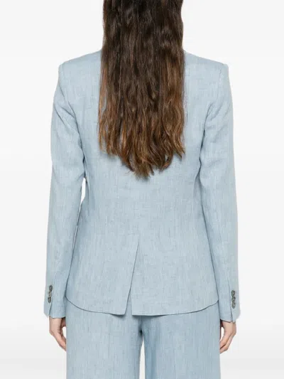 P.a.r.o.s.h Single-breasted Pocket Blazer In Blue