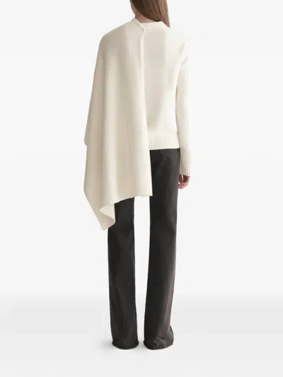 A.l.c Davin Draped Sweater In Neutral